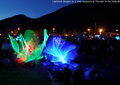 Lightstick designs on a time exposure at Thunder in the Valley