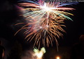 A colourful set of fireworks at Thunder in the Valley