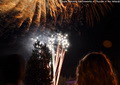 Couple watching the fireworks at Thunder in the Valley