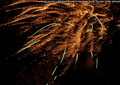 Winds caused a left-leaning look to the fireworks at Thunder in the Valley