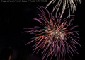Orange and purple firework display at Thunder in the Valley
