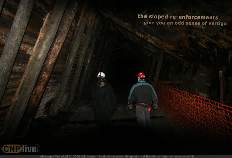The sloped re-enforcements give you an odd sense of vertigo