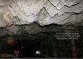 Ice crystals of various forms cover the ceilings throughout the Bellevue Underground Mine