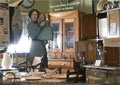 There are many household items on display