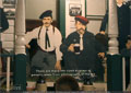There are many life-sized displays of people taken from photographs of the era