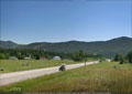 Traffic coming into the Crowsnest Pass on Hwy 3 at east end of Bellevue