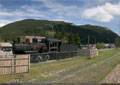 An old CP steam engine, a reminder of the rich history of the Crowsnest Pass