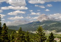 Coleman sits just south and east of Crowsnest Mtn in this view from Pass Powderkeg Ski Hill