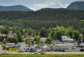 In the valley bottom, east Coleman, known as 'bushtown', borders the Provincial Forest Reserve