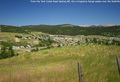 From the York Creek Road looking NE, the Livingstone Range peeks over the foothills