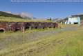 The old coke ovens sit among many old building and equipment around the Coleman Collieries site