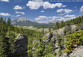A view of Mt Tecumseh from the ridge above the Star Creek Falls trail