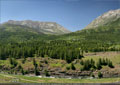 Hillcrest is set back from the Crowsnest River at the eastern base of Turtle Mtn.