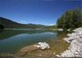 Shore of Island lake from the Provincial Recreation Area