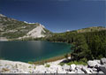 Emerald lake is one of the deepest lakes in the province