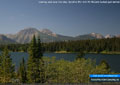 Looking west over the lake; Syncline Mtn with Mt McCarty tucked just behind
