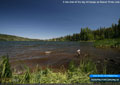 A low shot of the big whitecaps on Beaver Mines Lake