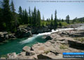 After spring runoff Castle Falls becomes an awesome turquois swimming hole