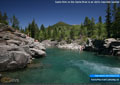 Castle Falls on Castle River is an idyllic mountain location