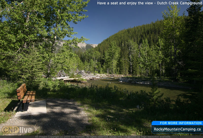 Have a seat and enjoy the view - Dutch Creek Campground