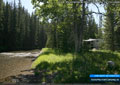 One of the campsites at Dutch Creek along the rivers edge