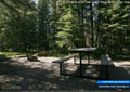 Campsite at the Dutch Creek Provincial Recreation Area