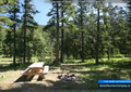 A tenting spot at Honeymoon Creek Group Camp, just steps from the river