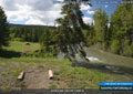 Looking north from horseshoe pits behind group shelter - Syncline B
