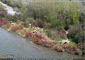 Tenting areas at the west end of Lundbreck Falls Provincial Recreation 