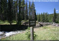 Vicary Creek runs high in the spring, but flows all season