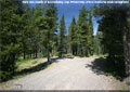 Many sites are capable of accomodating large RV/Camping units at Racehorse Creek Campground
