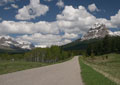 Crowsnest Mountain looking north on Allison Road