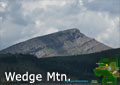 Wedge Mtn can only be seen from some spots in Coleman and Blairmore