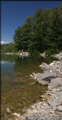 Island Lake, Sentinel